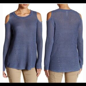 Willow & Clay Cold Shoulder Sweater Tops Small
